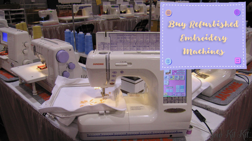 Buy Refurbished Embroidery Machines