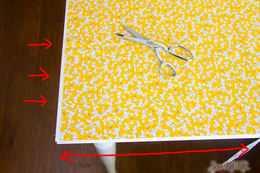 How to Cut Large Pieces of Fabric Straight 4