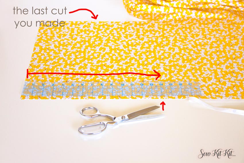 How to Cut Large Pieces of Fabric Straight 88