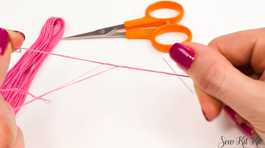 How to Separate an Embroidery Floss 5