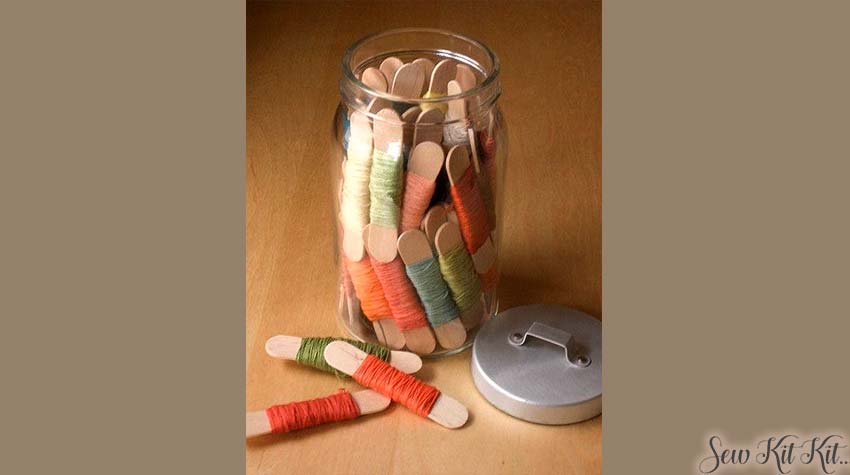 How to store embroidery floss 2