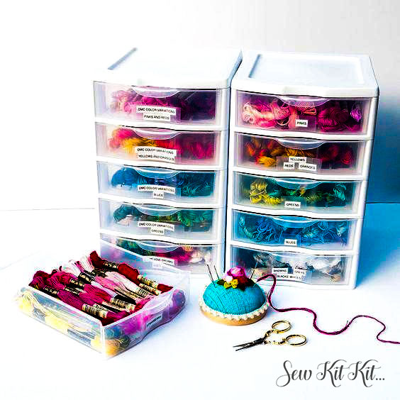 How to store embroidery floss 13