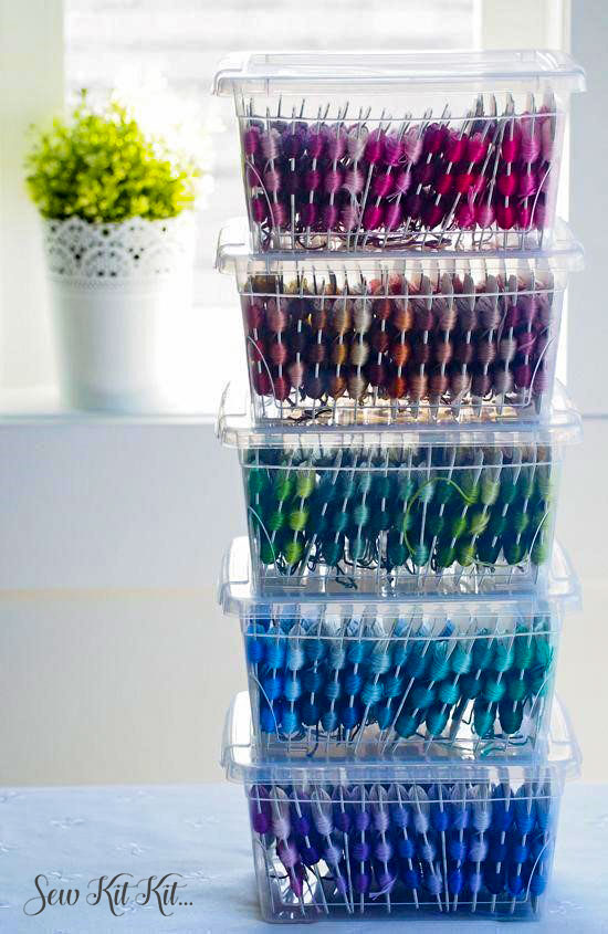 How to store embroidery floss 14