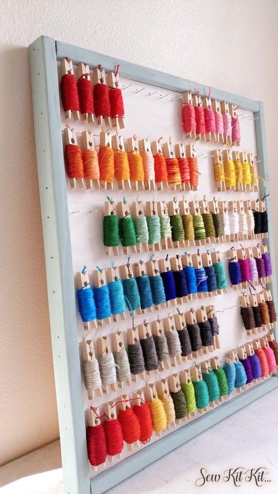 How to store embroidery floss 3